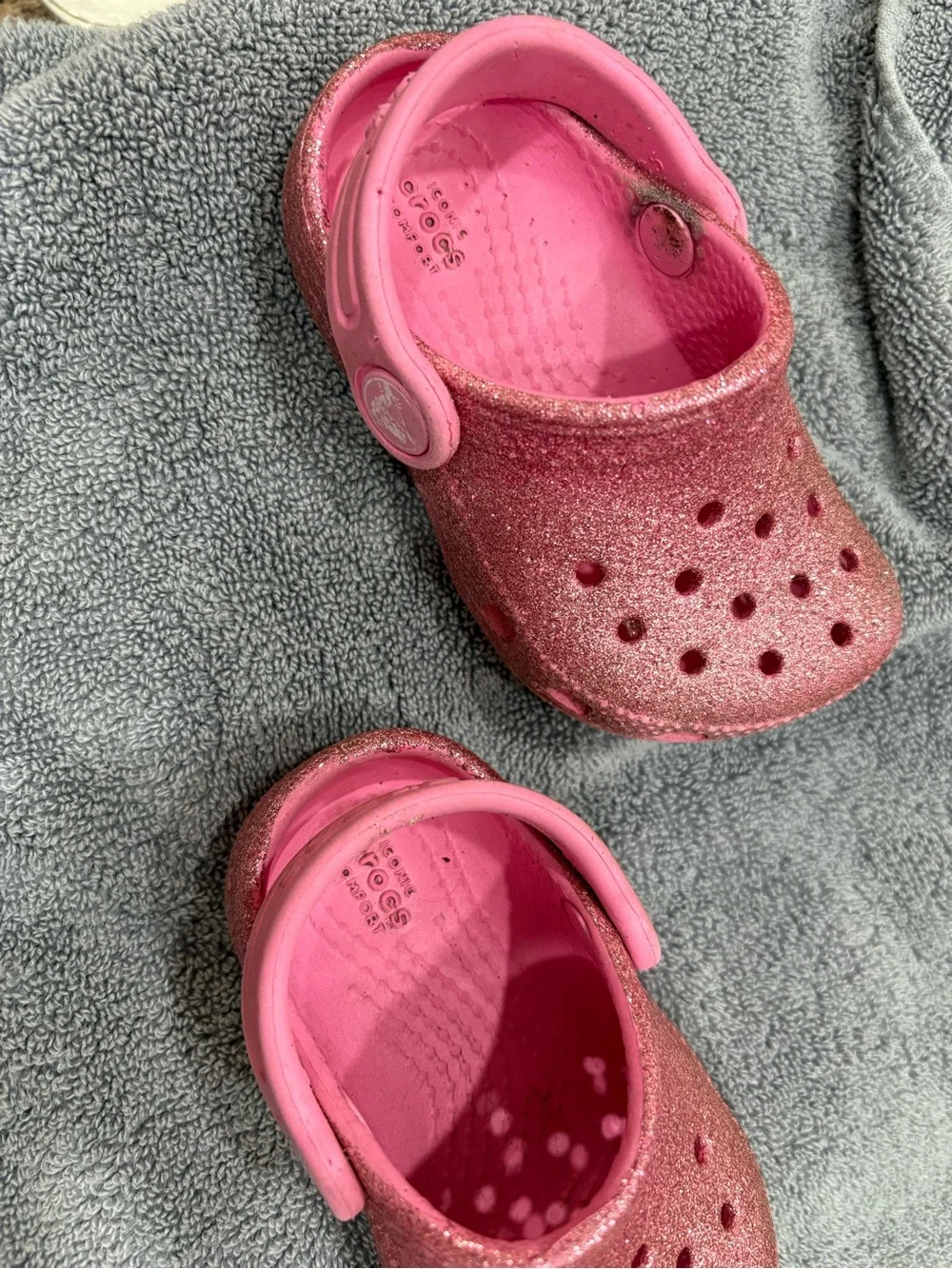Kids Glitter crocs